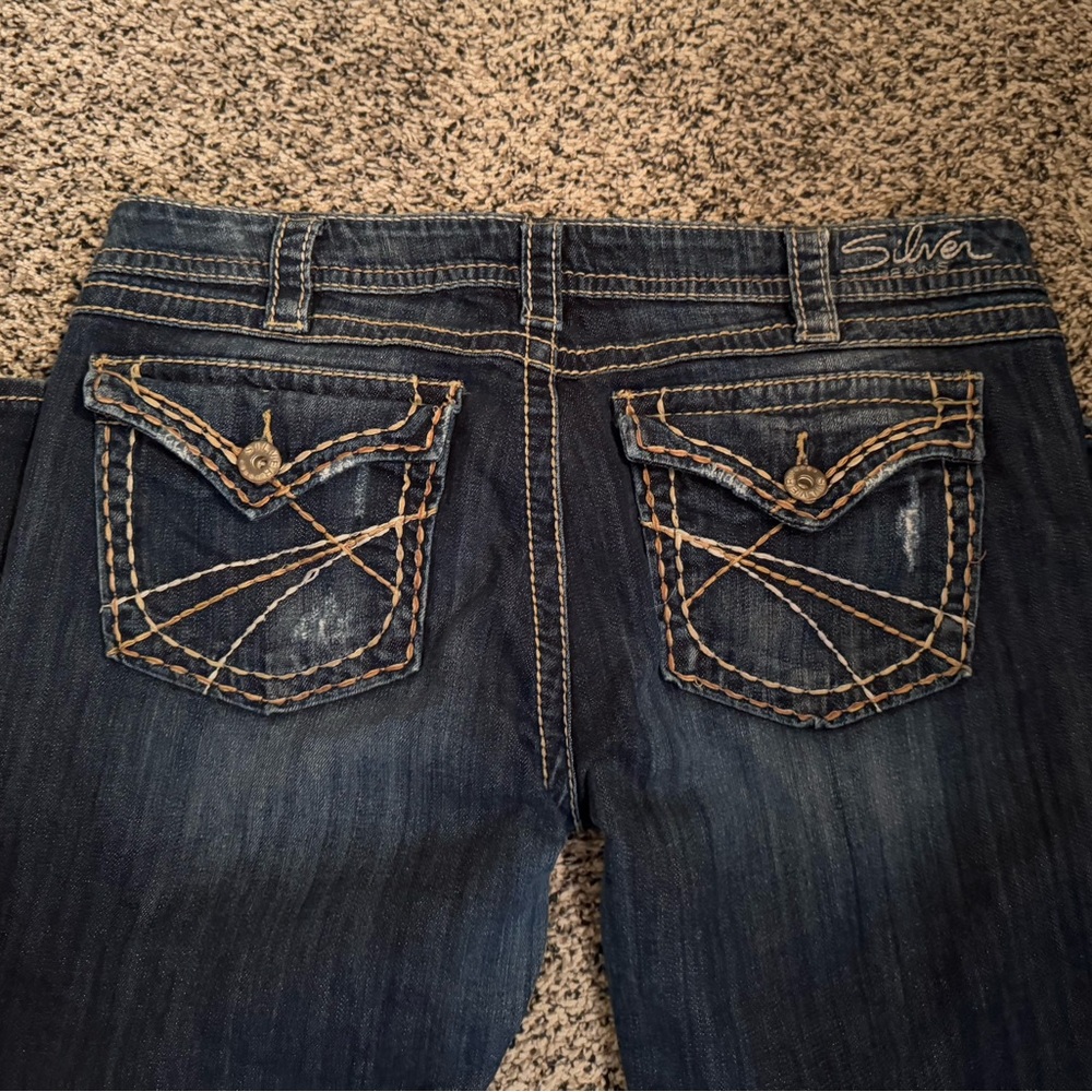 Women’s Silver Pioneer Jeans W34 L33